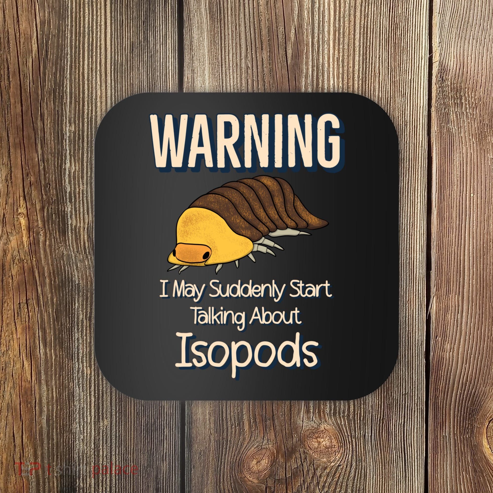 Terrarium Roly Poly Pill Bug Lover Funny Rubber Ducky Isopod Coaster