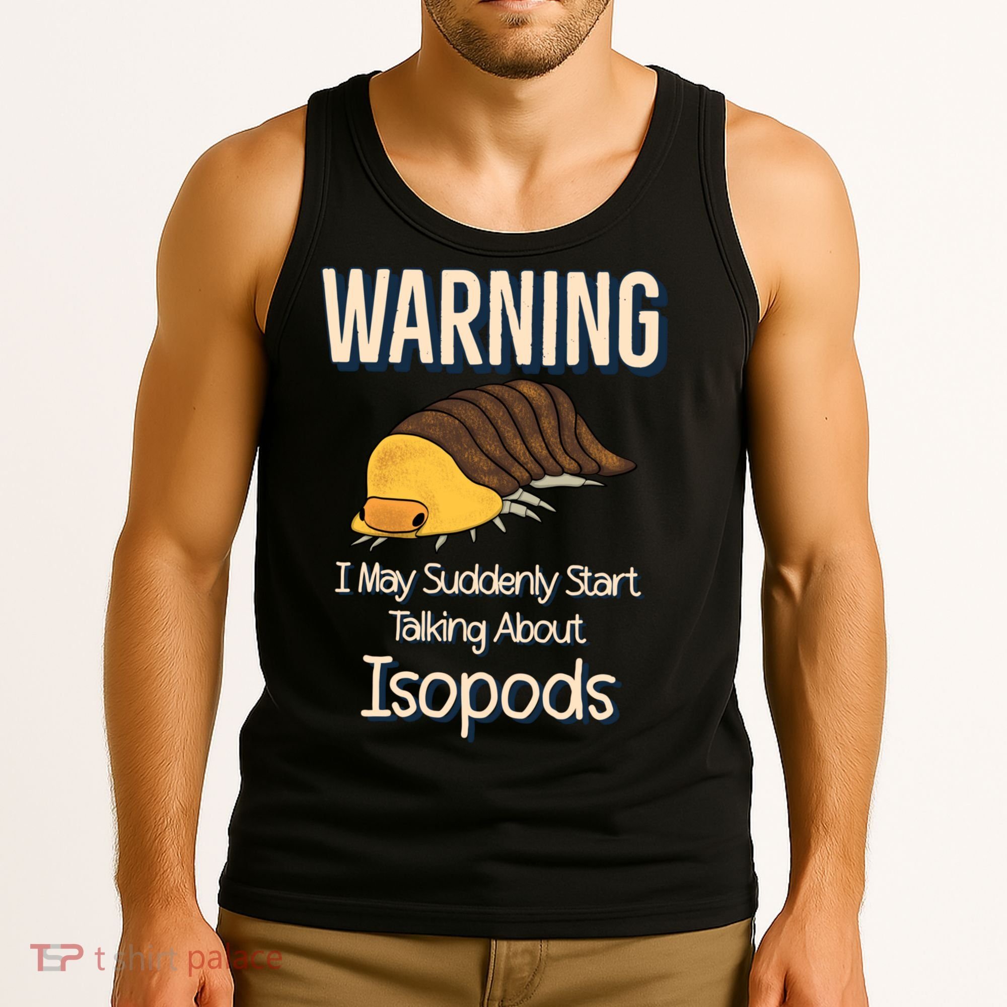 Terrarium Roly Poly Pill Bug Lover Funny Rubber Ducky Isopod Tank Top