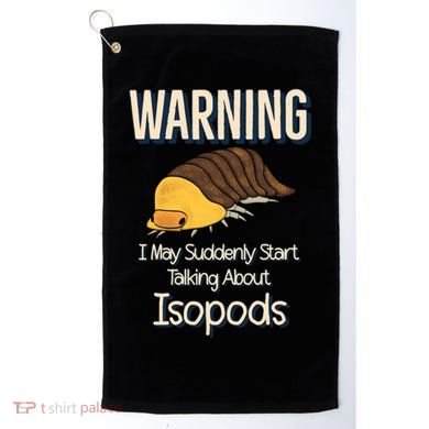 Terrarium Roly Poly Pill Bug Lover Funny Rubber Ducky Isopod Golf Towel