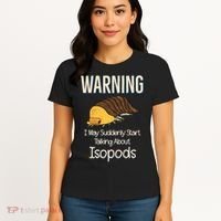 Terrarium Roly Poly Pill Bug Lover Funny Rubber Ducky Isopod Women's T-Shirt thumb 4