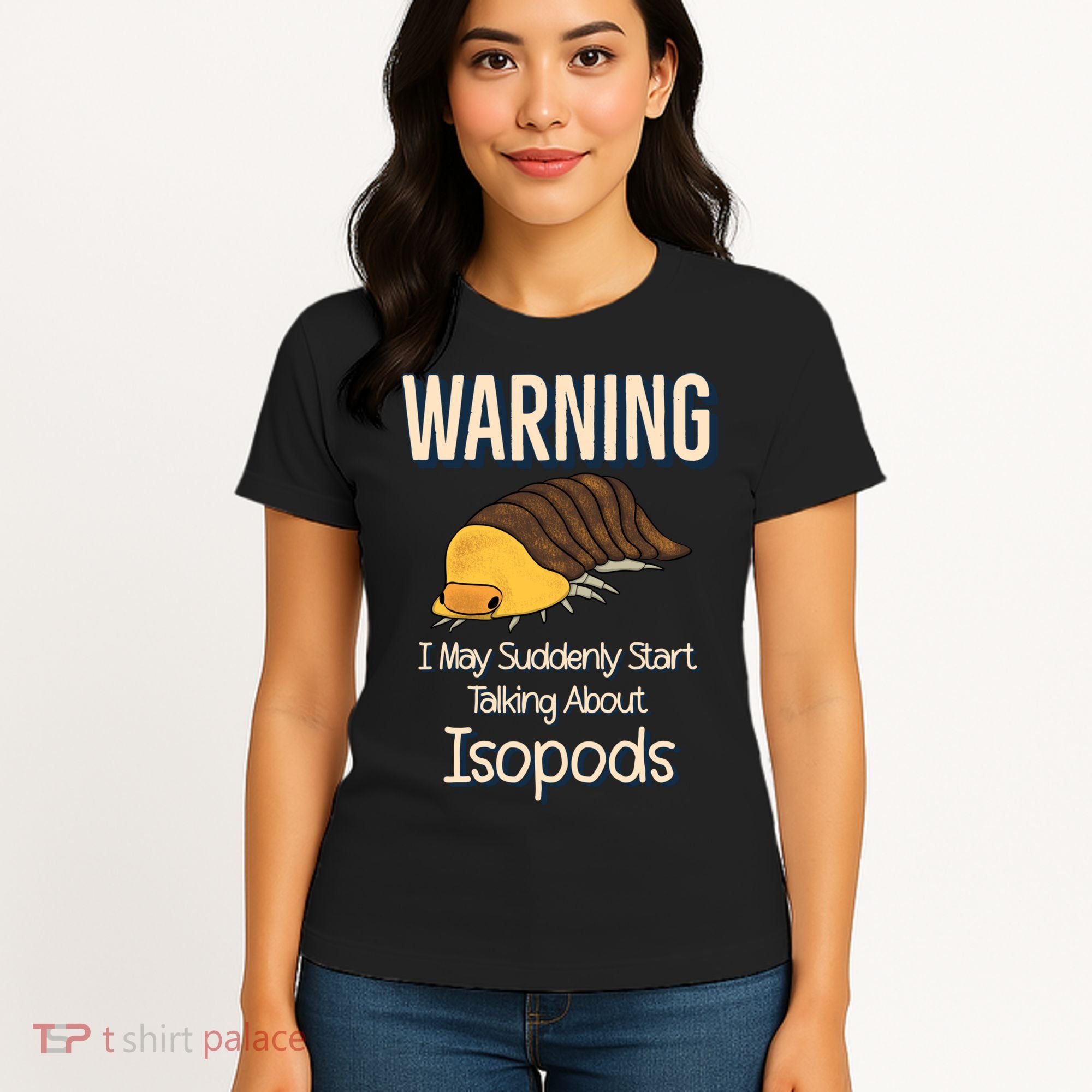 Terrarium Roly Poly Pill Bug Lover Funny Rubber Ducky Isopod Women's T-Shirt