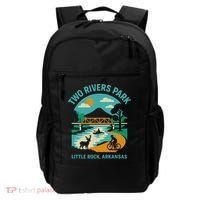 Two Rivers Park In Little Rock Arkansas Bridge View Gift Backpack thumb 0