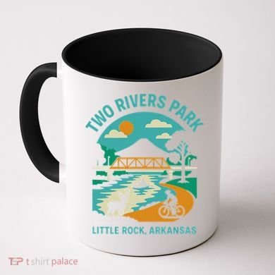 Two Rivers Park In Little Rock Arkansas Bridge View Gift Coffee Mug