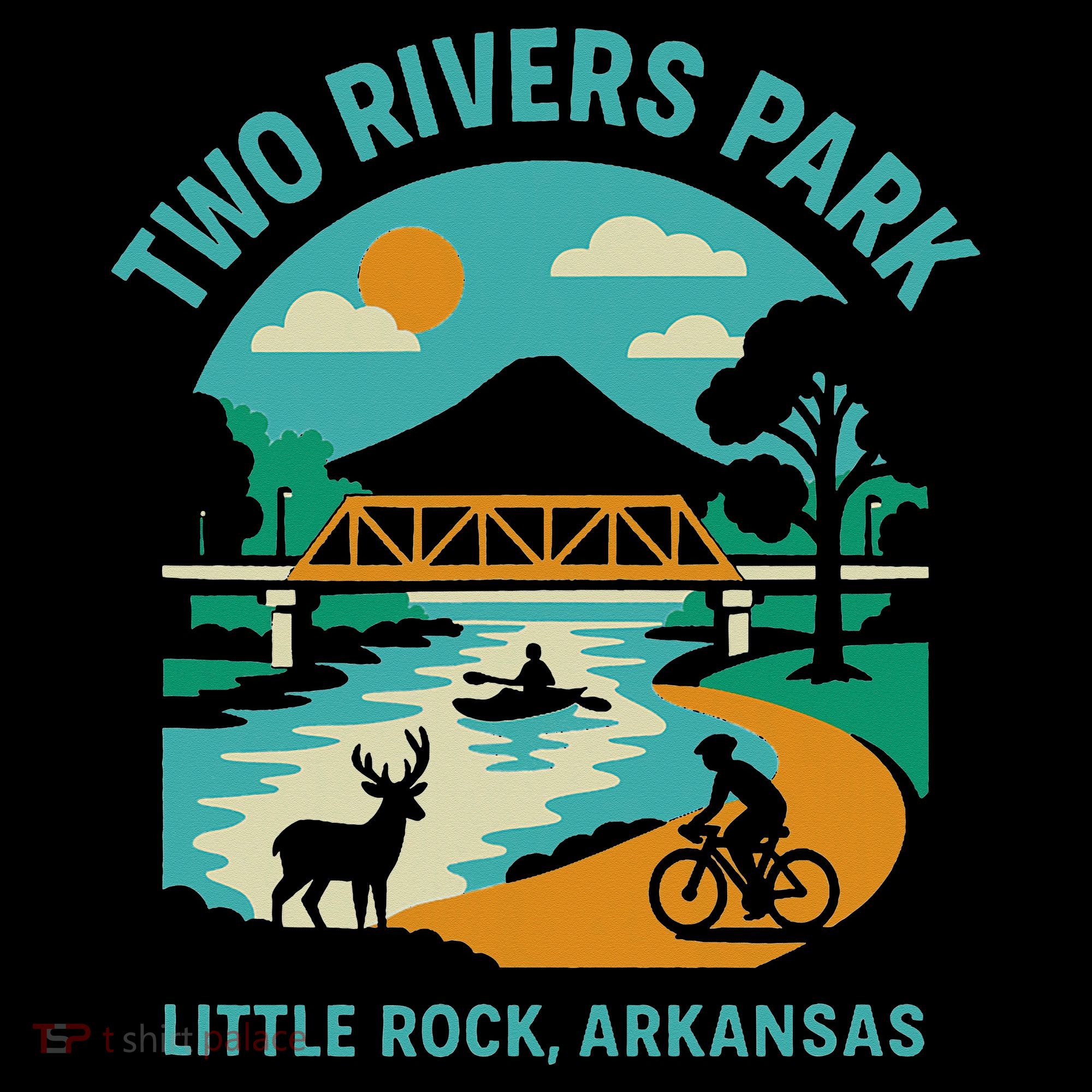 Two Rivers Park In Little Rock Arkansas Bridge View Gift Coffee Mug