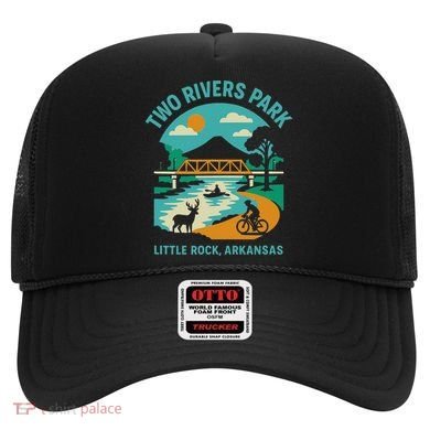 Two Rivers Park In Little Rock Arkansas Bridge View Gift Hat