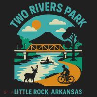 Two Rivers Park In Little Rock Arkansas Bridge View Gift Hat thumb 2