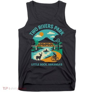 Two Rivers Park In Little Rock Arkansas Bridge View Gift Tank Top