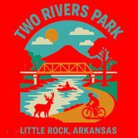 Two Rivers Park In Little Rock Arkansas Bridge View Gift Santa Hat thumb 1