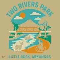 Two Rivers Park In Little Rock Arkansas Bridge View Gift Long Sleeve Shirt thumb 2