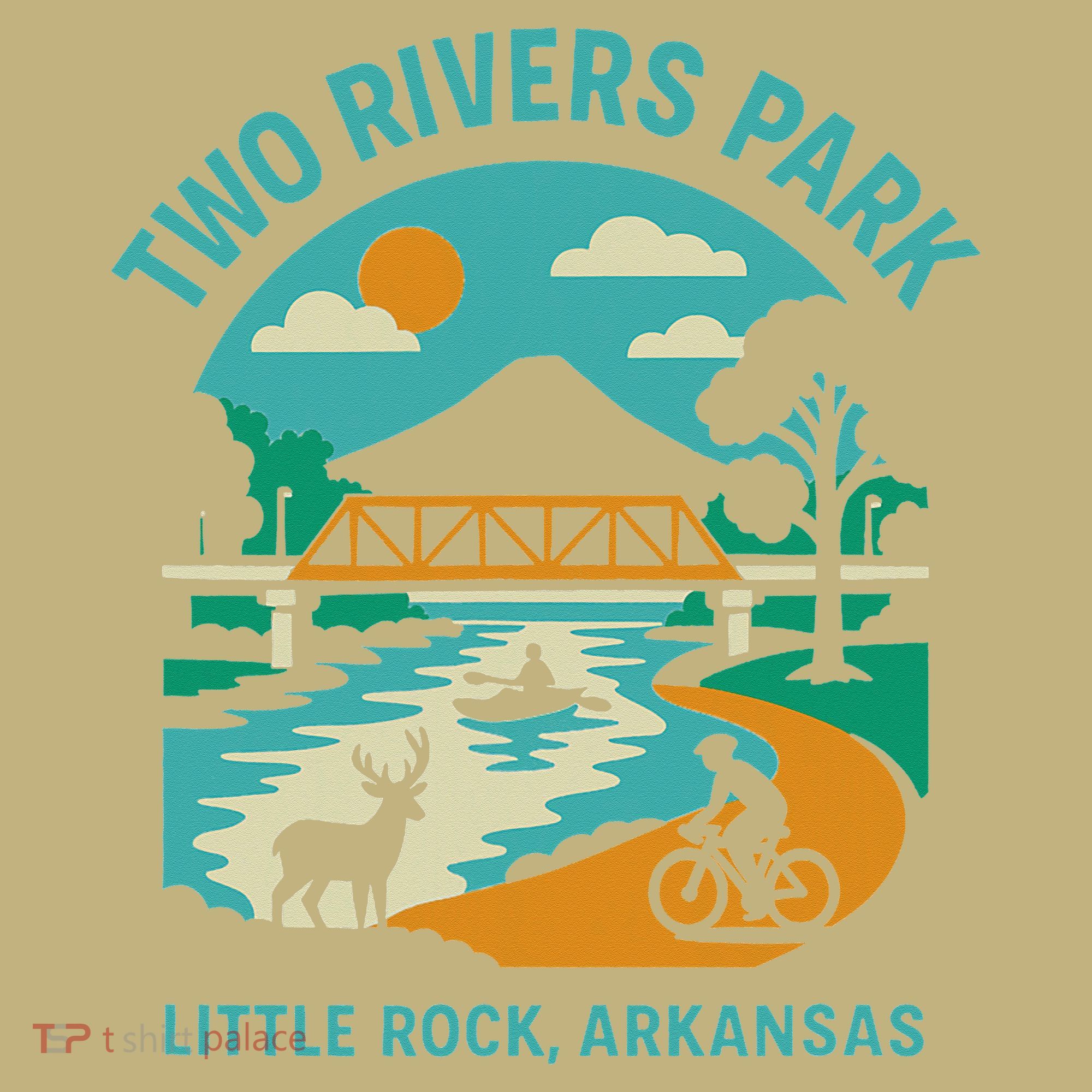 Two Rivers Park In Little Rock Arkansas Bridge View Gift Sweatshirt