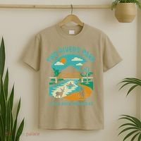 Two Rivers Park In Little Rock Arkansas Bridge View Gift T-Shirt thumb 2