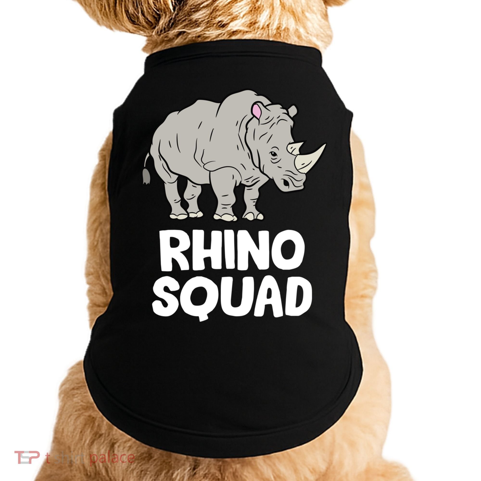 Team Rhino Rhino Squad Love Rhinoceros Gift Doggie Tank