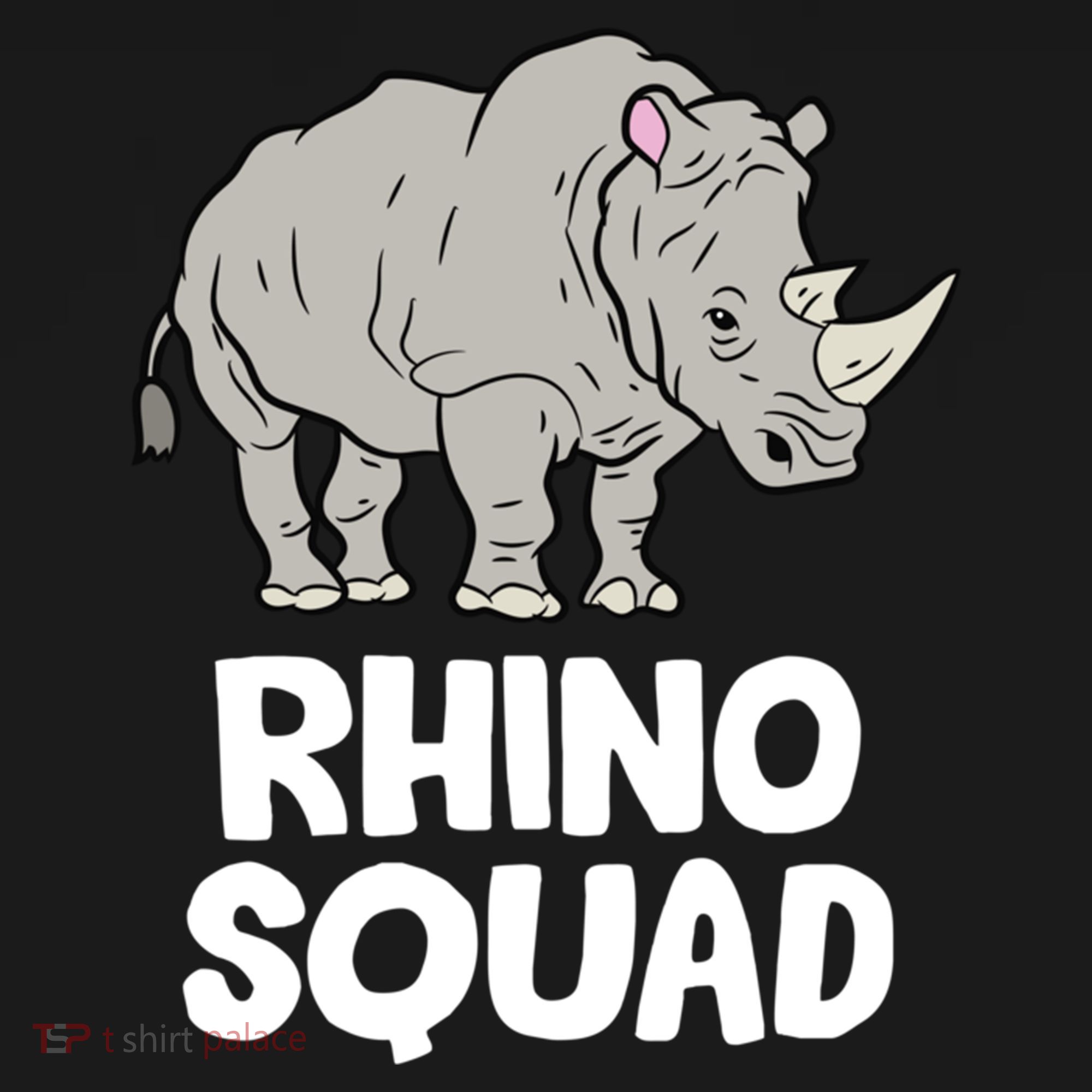 Team Rhino Rhino Squad Love Rhinoceros Gift Women's Hoodie