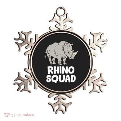 Team Rhino Rhino Squad Love Rhinoceros Gift Ornament