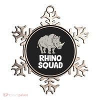 Team Rhino Rhino Squad Love Rhinoceros Gift Ornament thumb 0