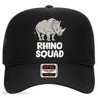 Team Rhino Rhino Squad Love Rhinoceros Gift Hat thumb 0