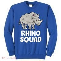 Team Rhino Rhino Squad Love Rhinoceros Gift Sweatshirt thumb 0