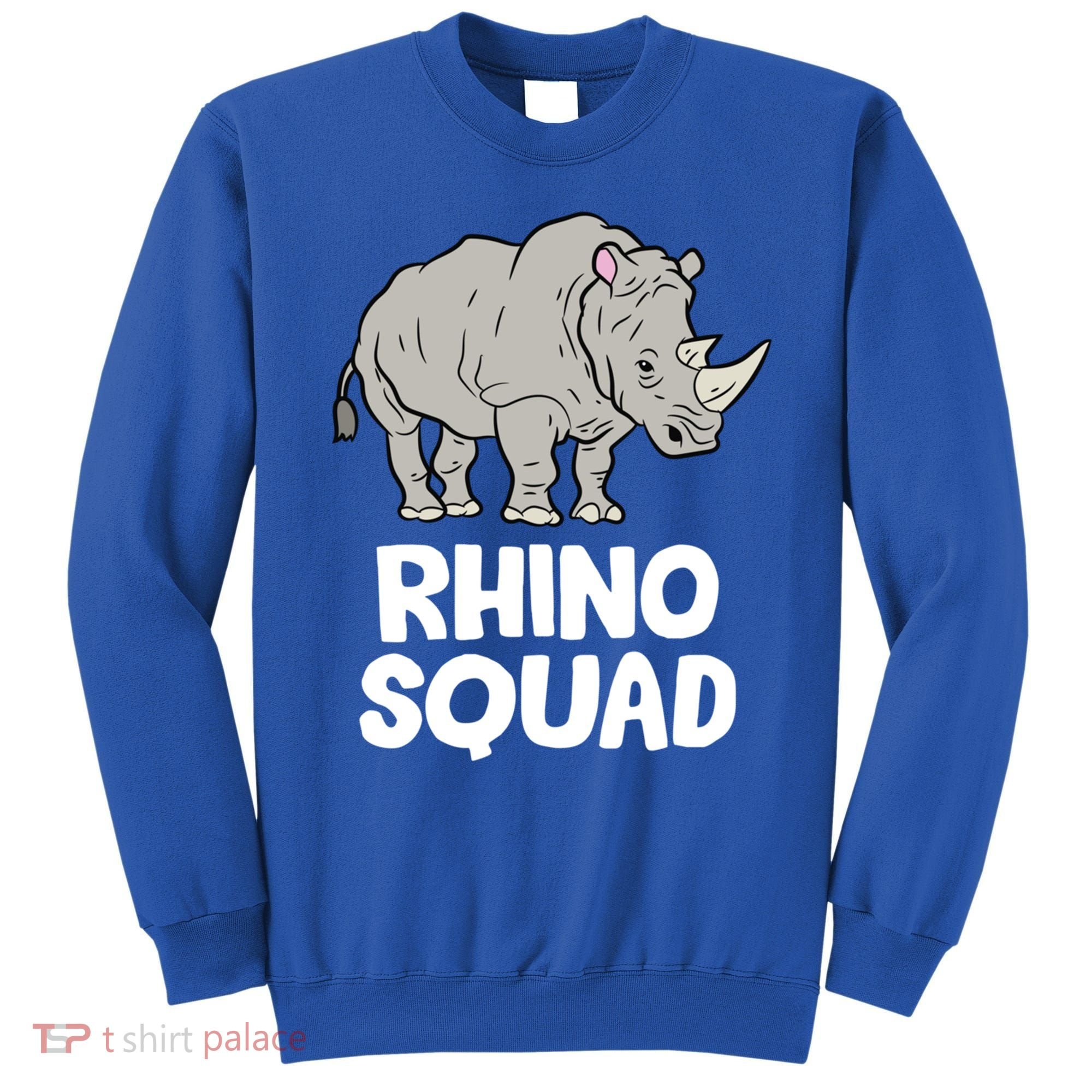 Team Rhino Rhino Squad Love Rhinoceros Gift Sweatshirt