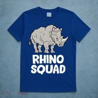 Team Rhino Rhino Squad Love Rhinoceros Gift T-Shirt thumb 5
