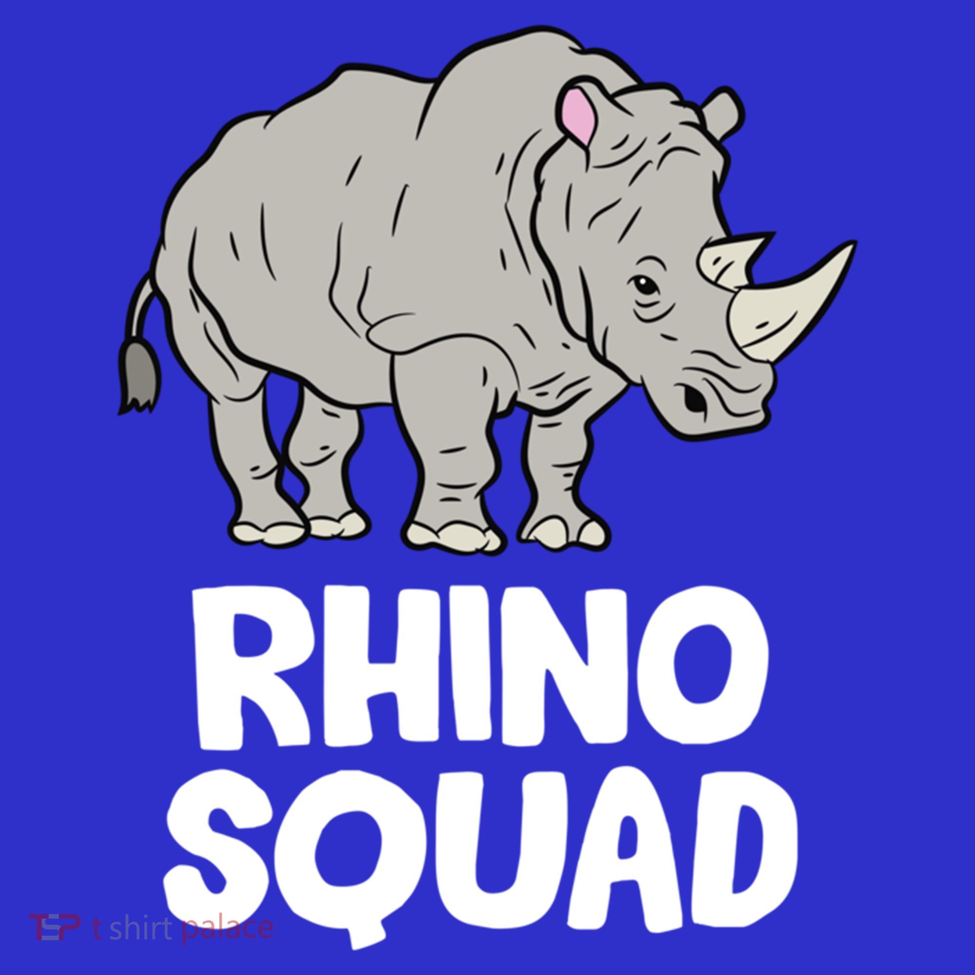 Team Rhino Rhino Squad Love Rhinoceros Gift T-Shirt