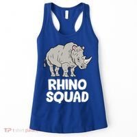 Team Rhino Rhino Squad Love Rhinoceros Gift Women's Tank Top thumb 0