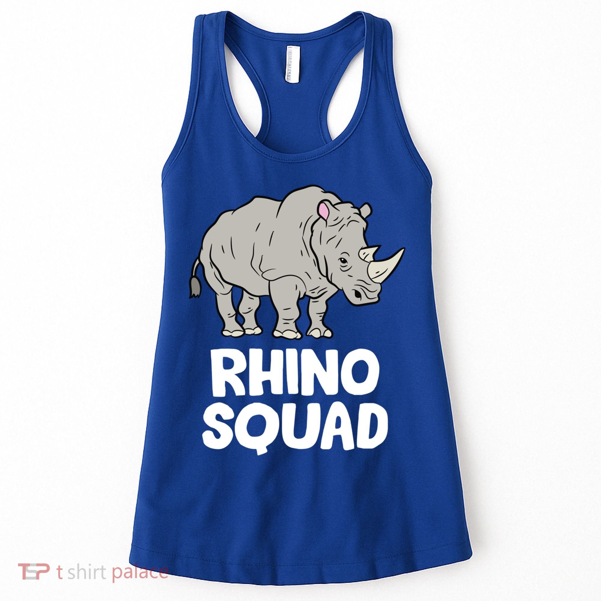 Team Rhino Rhino Squad Love Rhinoceros Gift Women's Tank Top