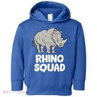 Team Rhino Rhino Squad Love Rhinoceros Gift Toddler Hoodie thumb 0