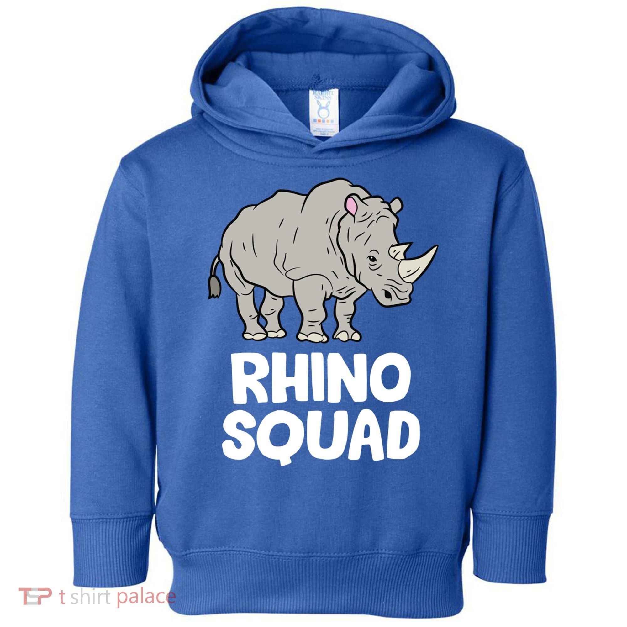 Team Rhino Rhino Squad Love Rhinoceros Gift Toddler Hoodie