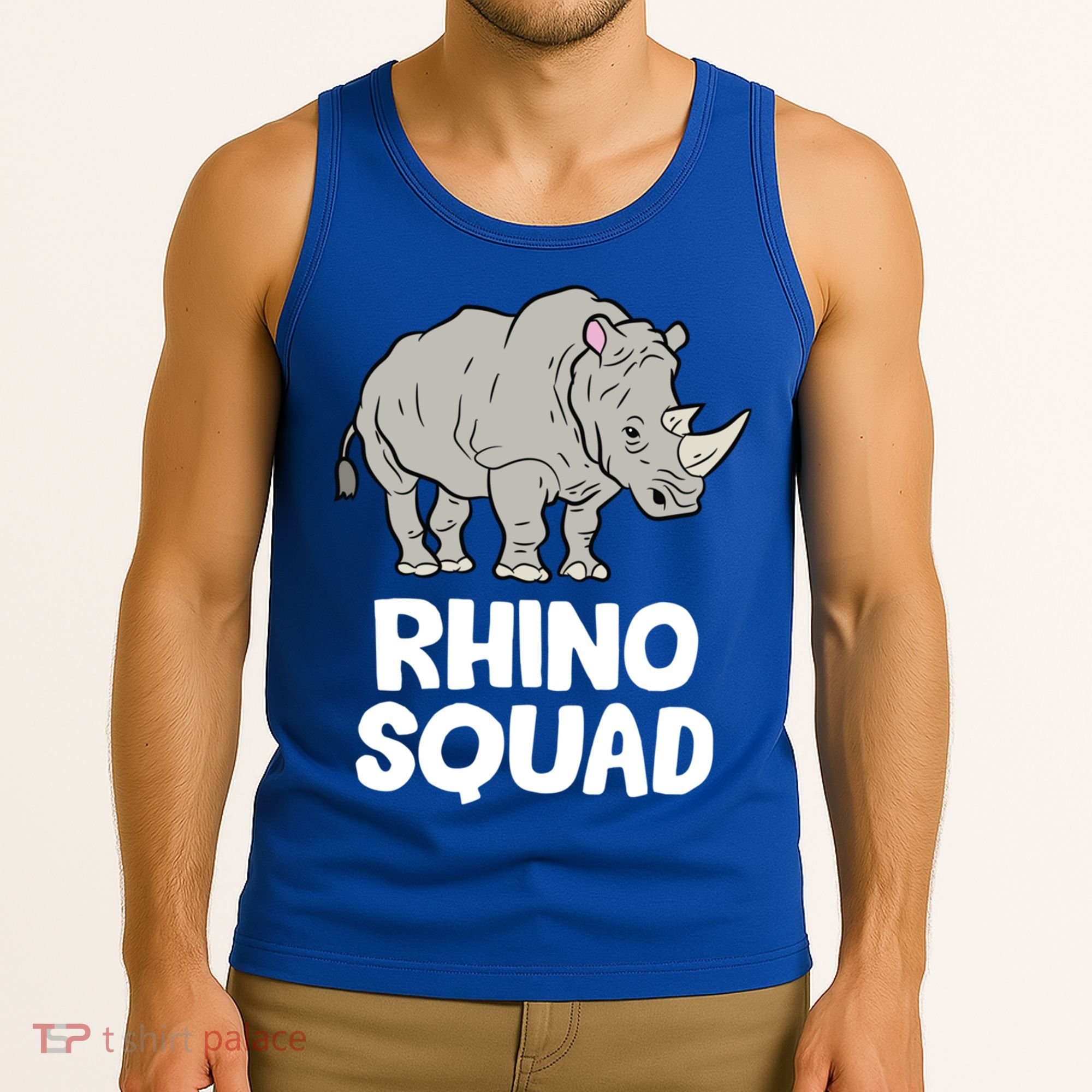 Team Rhino Rhino Squad Love Rhinoceros Gift Tank Top
