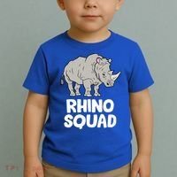 Team Rhino Rhino Squad Love Rhinoceros Gift Toddler T-Shirt thumb 2