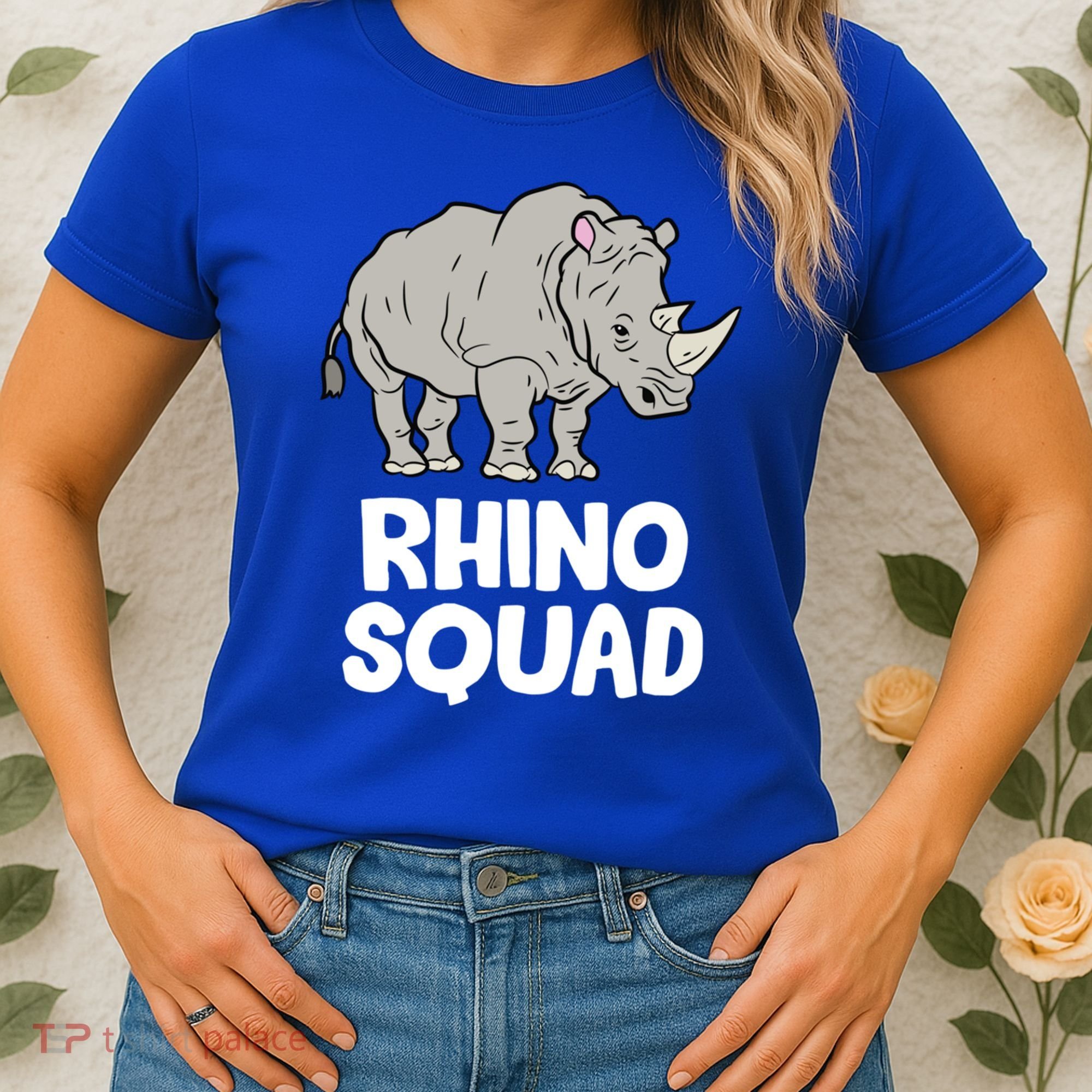 Team Rhino Rhino Squad Love Rhinoceros Gift Women's T-Shirt