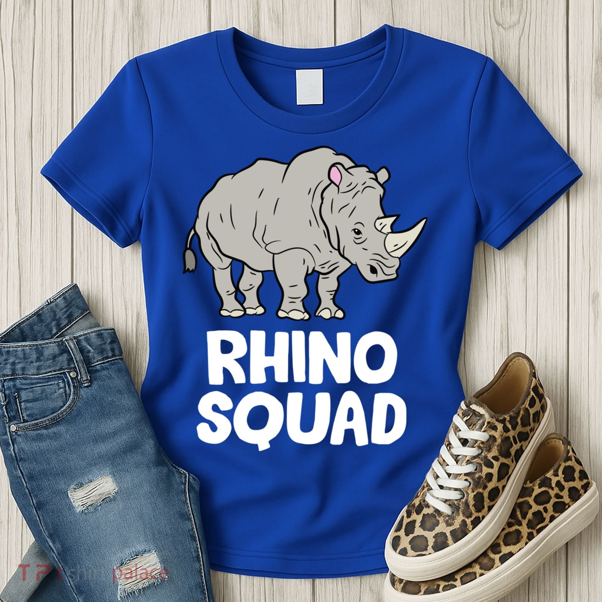 Team Rhino Rhino Squad Love Rhinoceros Gift Women's T-Shirt