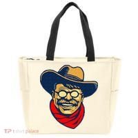 Teddy Roosevelt Rough Rider American National Parks Retro Tote Bag thumb 0