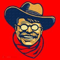 Teddy Roosevelt Rough Rider American National Parks Retro Santa Hat thumb 1