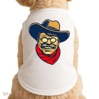 Teddy Roosevelt Rough Rider American National Parks Retro Doggie Tank thumb 0