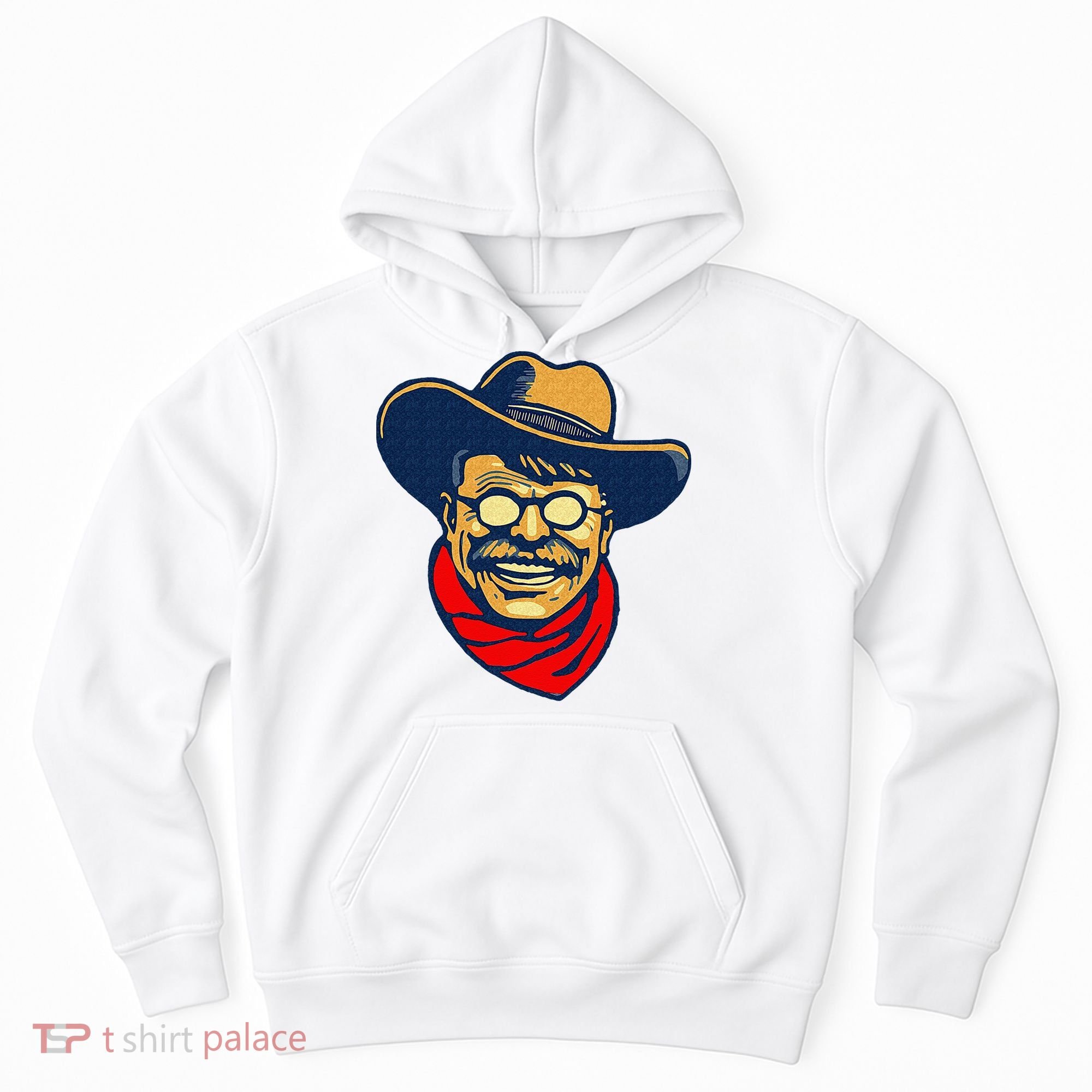 Teddy Roosevelt Rough Rider American National Parks Retro Hoodie