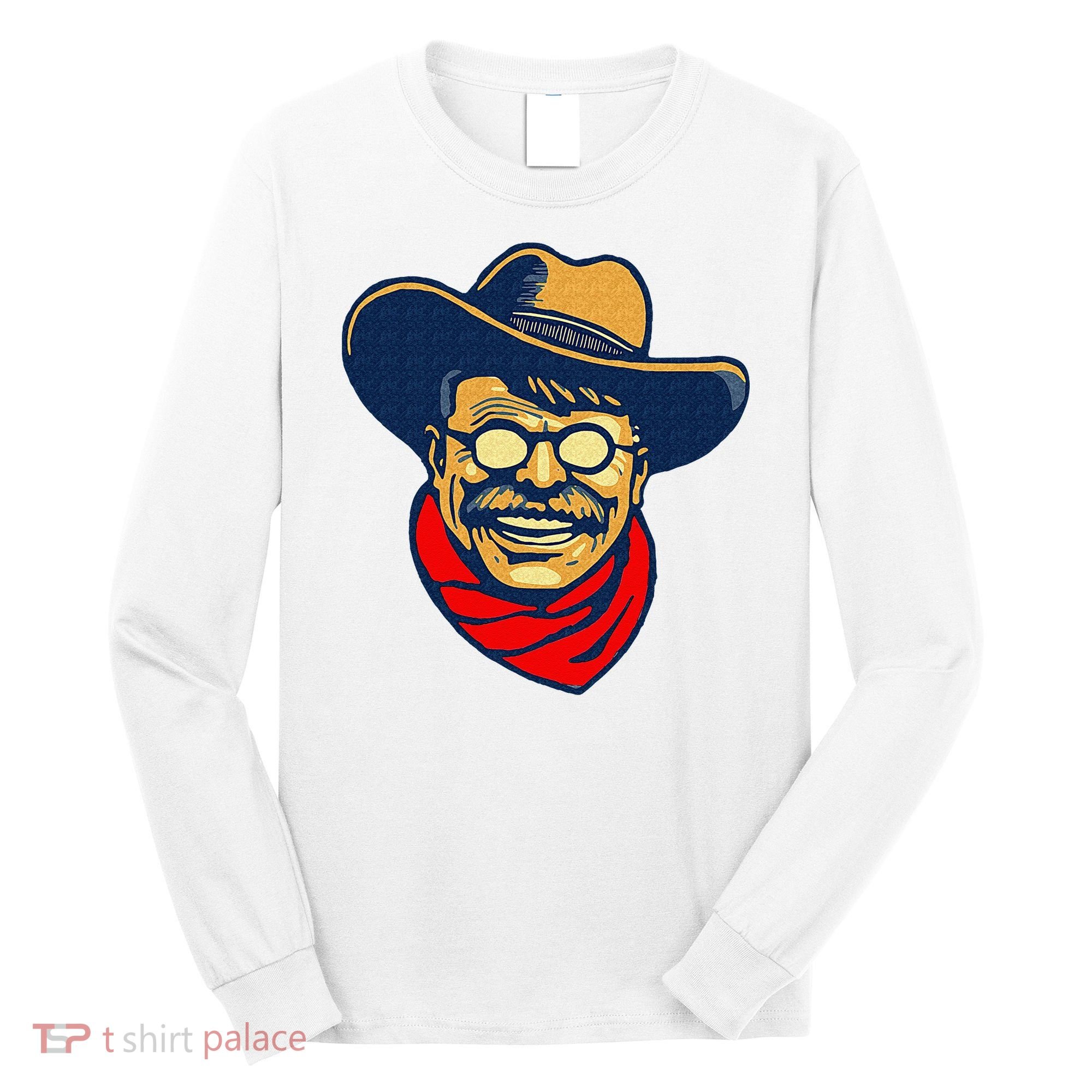 Teddy Roosevelt Rough Rider American National Parks Retro Long Sleeve Shirt