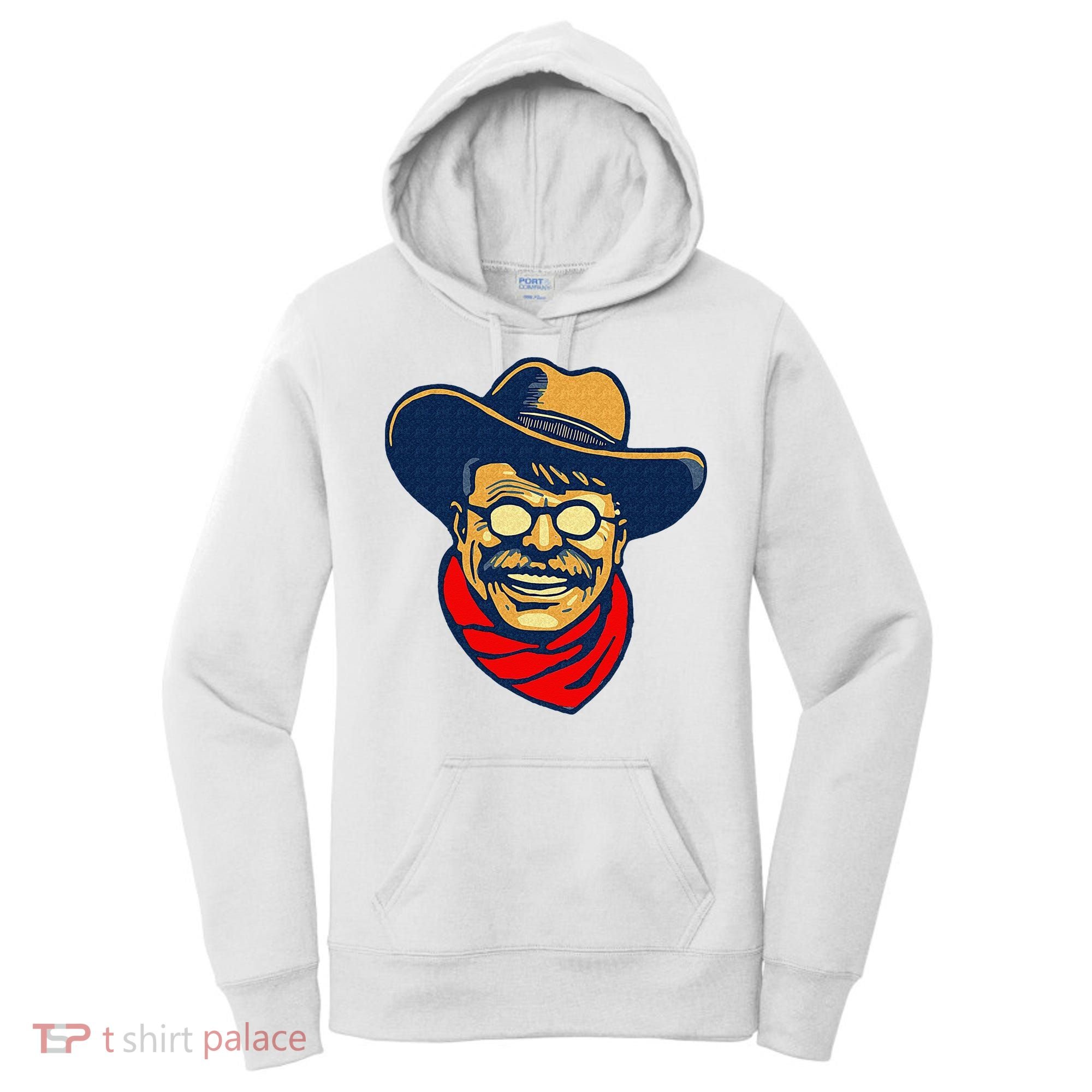 Teddy Roosevelt Rough Rider American National Parks Retro Women's Hoodie