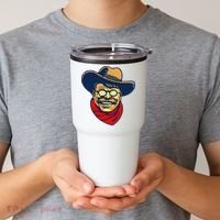 Teddy Roosevelt Rough Rider American National Parks Retro Tumbler thumb 2