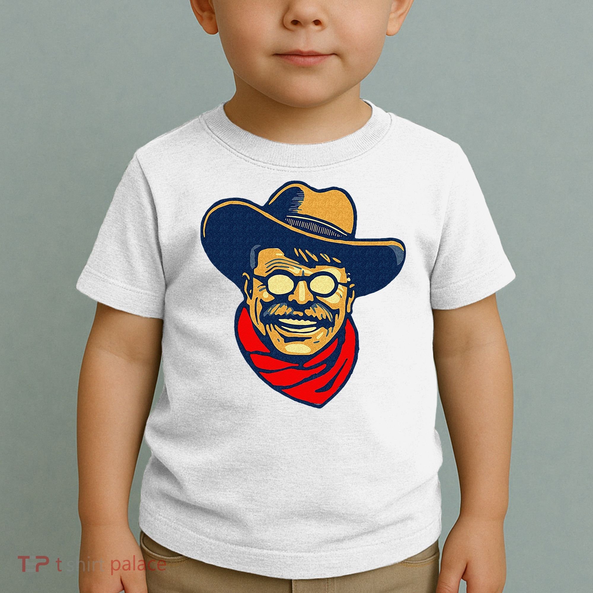 Teddy Roosevelt Rough Rider American National Parks Retro Toddler T-Shirt