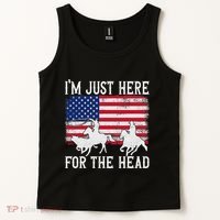 Team Roping Rodeo Cowboy Roping Team Roper Tank Top thumb 2