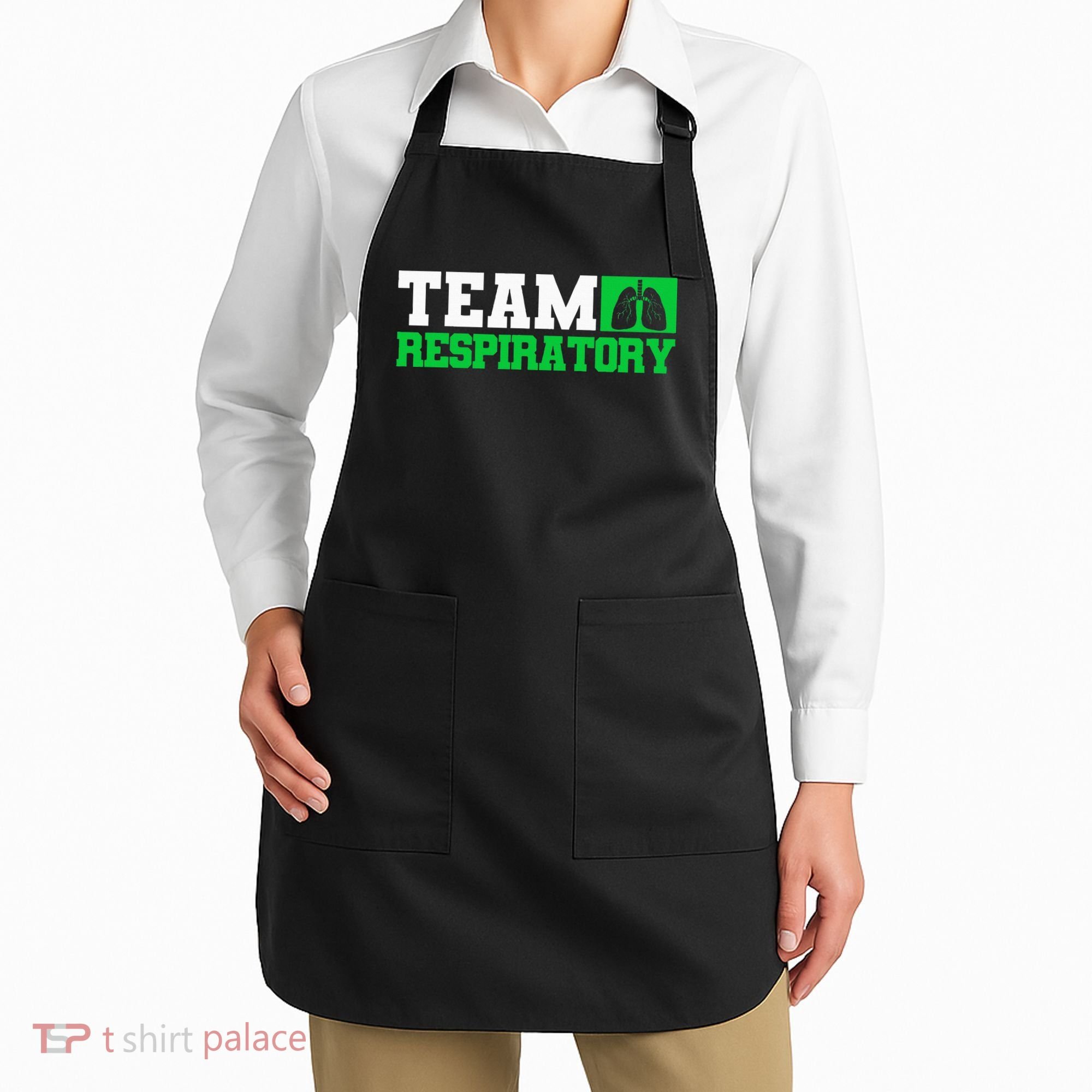 Team Respiratory Respirotary Therapist funny Apron