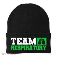 Team Respiratory Respirotary Therapist funny Beanie thumb 0