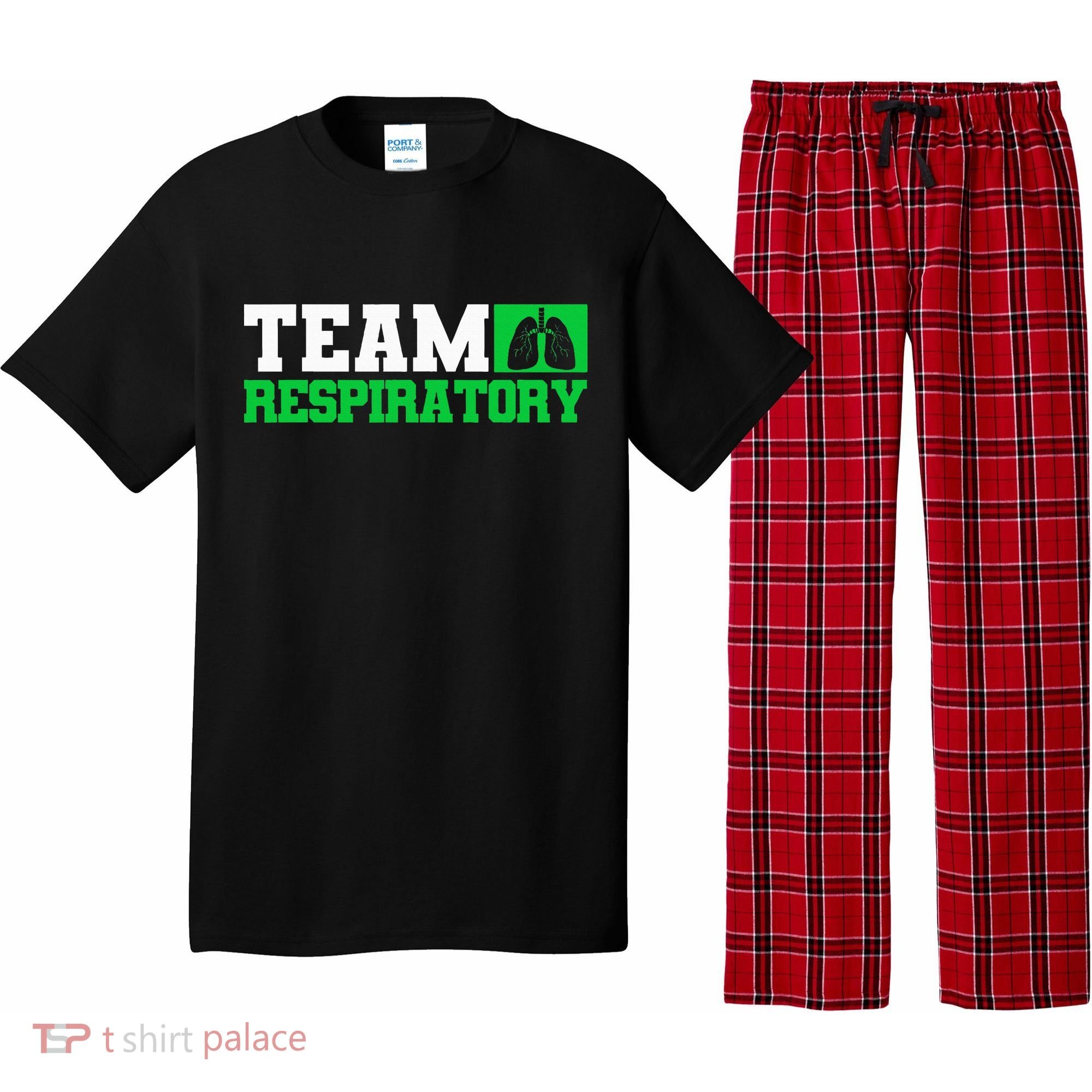 Team Respiratory Respirotary Therapist funny Pajama Set