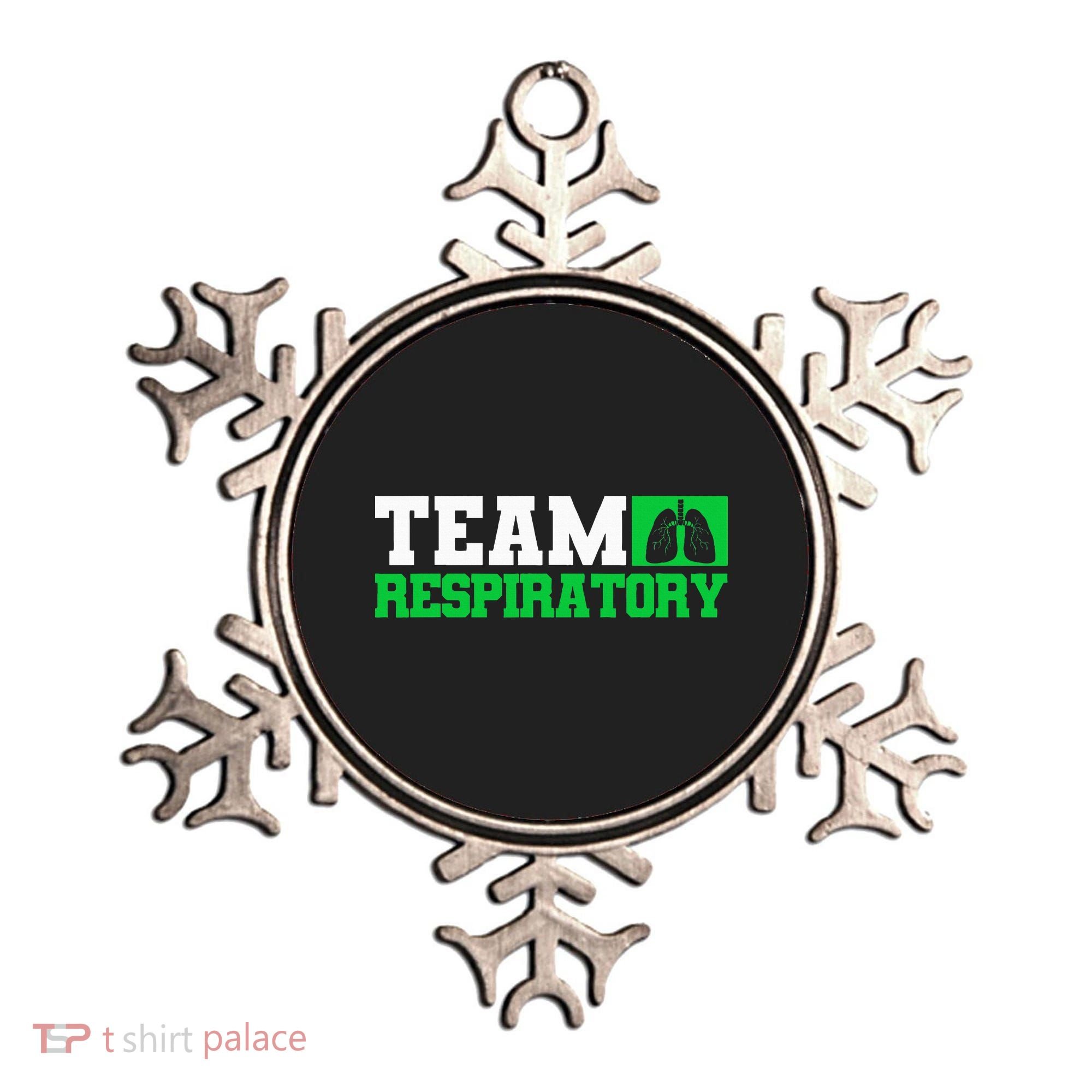 Team Respiratory Respirotary Therapist funny Ornament