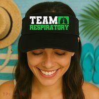 Team Respiratory Respirotary Therapist funny Visor thumb 2