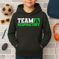 Team Respiratory Respirotary Therapist funny Kids Hoodie thumb 2