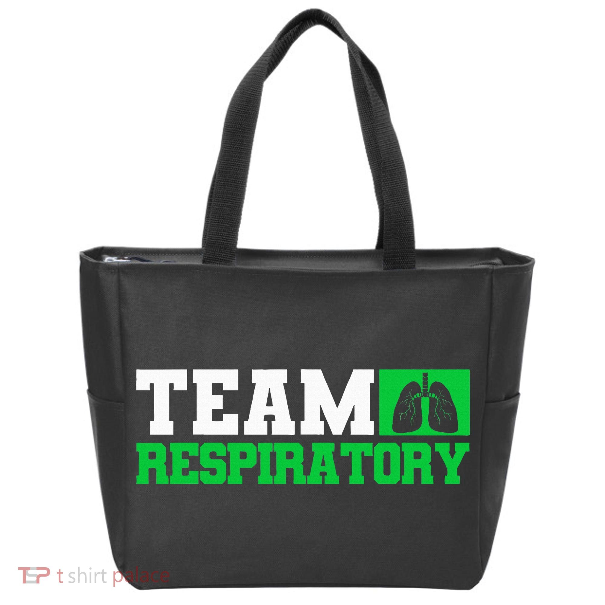 Team Respiratory Respirotary Therapist funny Tote Bag