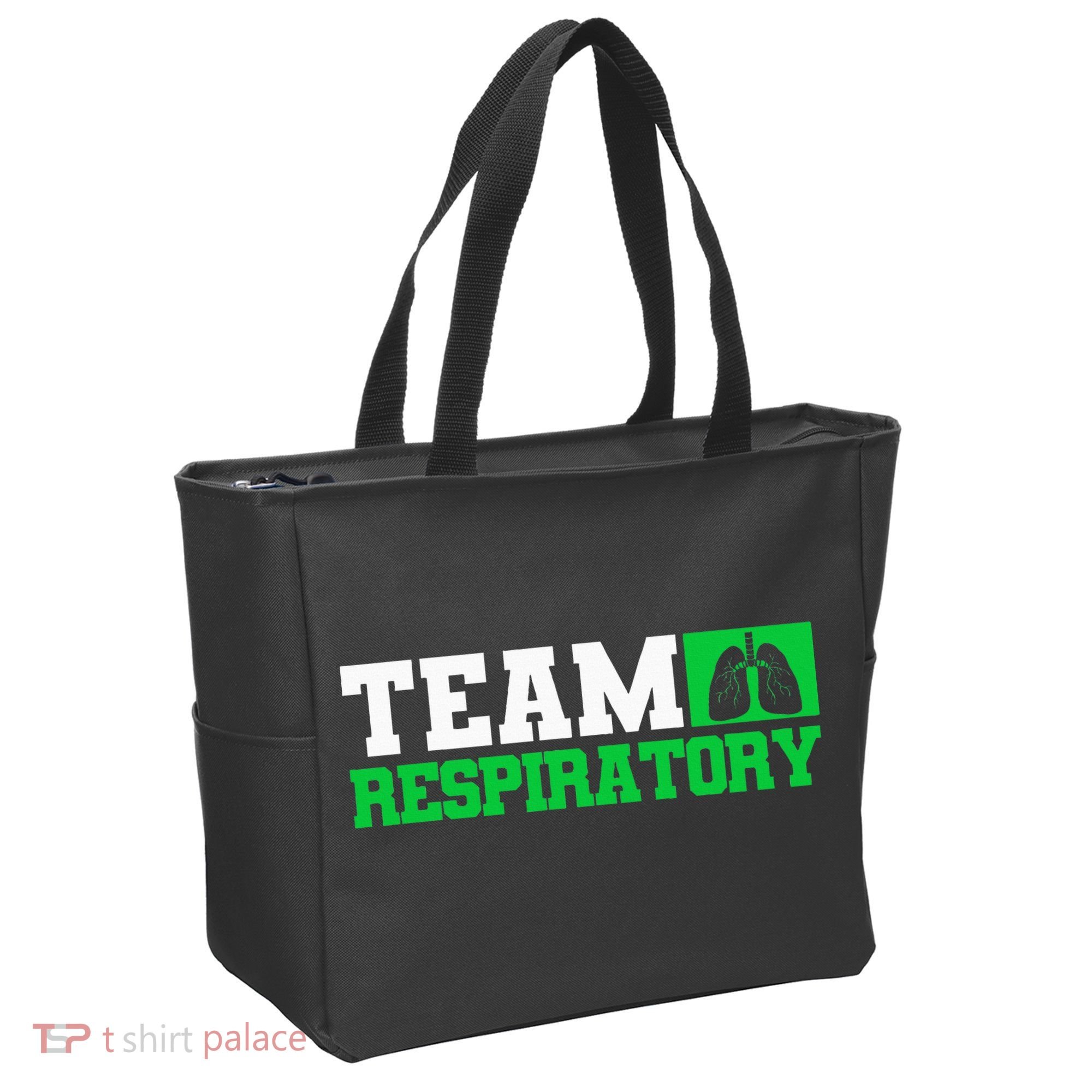Team Respiratory Respirotary Therapist funny Tote Bag