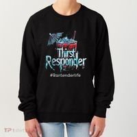 Thirst Response Responder Funny Bartender Mixologists Women's Sweatshirt thumb 0